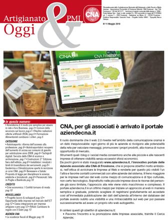 Featured image for “Pubblicato il numero di maggio di Artigianato & PMI Oggi”