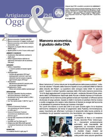 Featured image for “Pubblicato il numero di luglio di Artigianato & PMI Oggi”