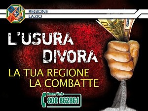Featured image for “Lotta all’usura, parte la campagna della Regione Lazio”