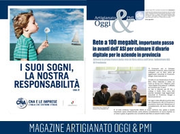 Featured image for “Artigianato&PMI Oggi, pubblicato il numero di Luglio 2014”