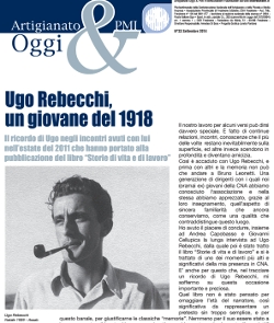 Featured image for “Artigianato&PMI Oggi, pubblicato il numero di Settembre 2014”