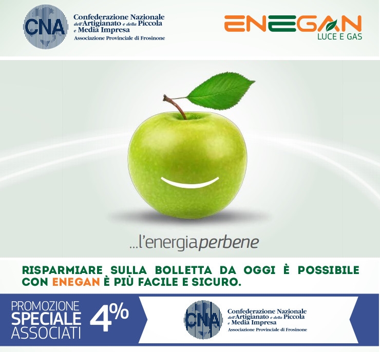 Featured image for “Enegan Luce Gas – Sconti per gli associati CNA”