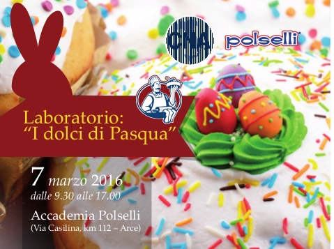 Featured image for “Laboratorio: “I dolci di Pasqua”. Evento gratuito per pasticceri e fornai”