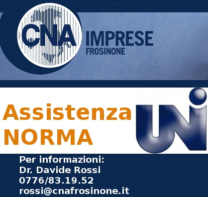 Featured image for “Norma UNI, consulenza gratuita CNA IMPRESE”
