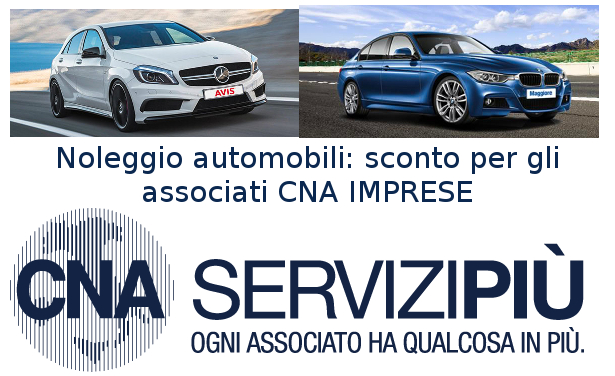 Featured image for “Noleggio auto, sconti esclusivi per gli associati CNA IMPRESE”
