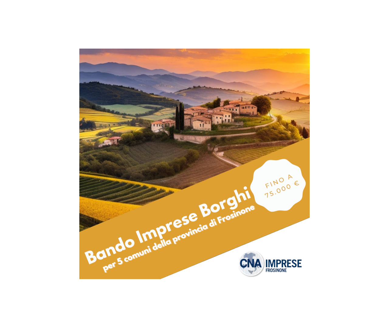 Featured image for “Bando Imprese Borghi: finanziamenti PNRR per le imprese della provincia di Frosinone”